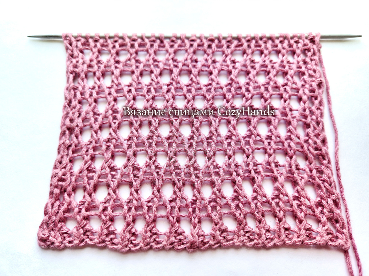 Ажурный узор джемпера от Массимо Дутти