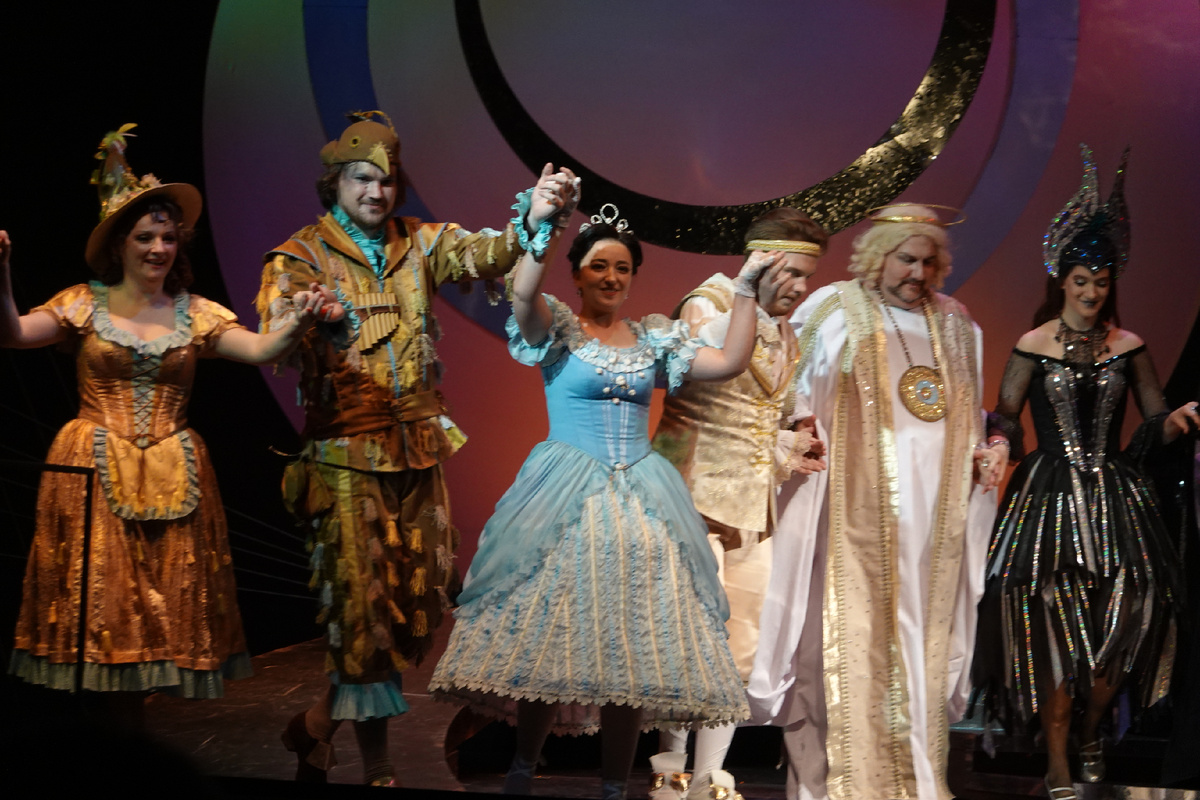 Главные герои: Александра Майская (Папагена), Дмитрий Чернов (Папагено), Тамара Касумова (Памина), Артем Попов (Тамино), Александр Маркеев (Зарастро) и Лада Меркульева (Царица ночи)