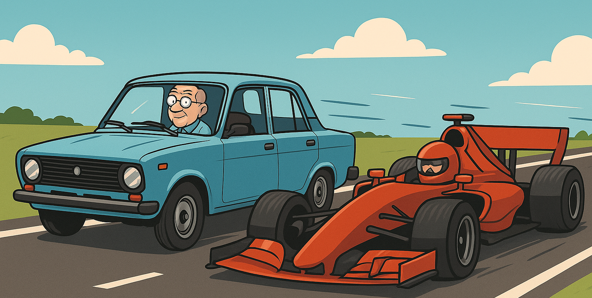 Жигули или гоночный болид?