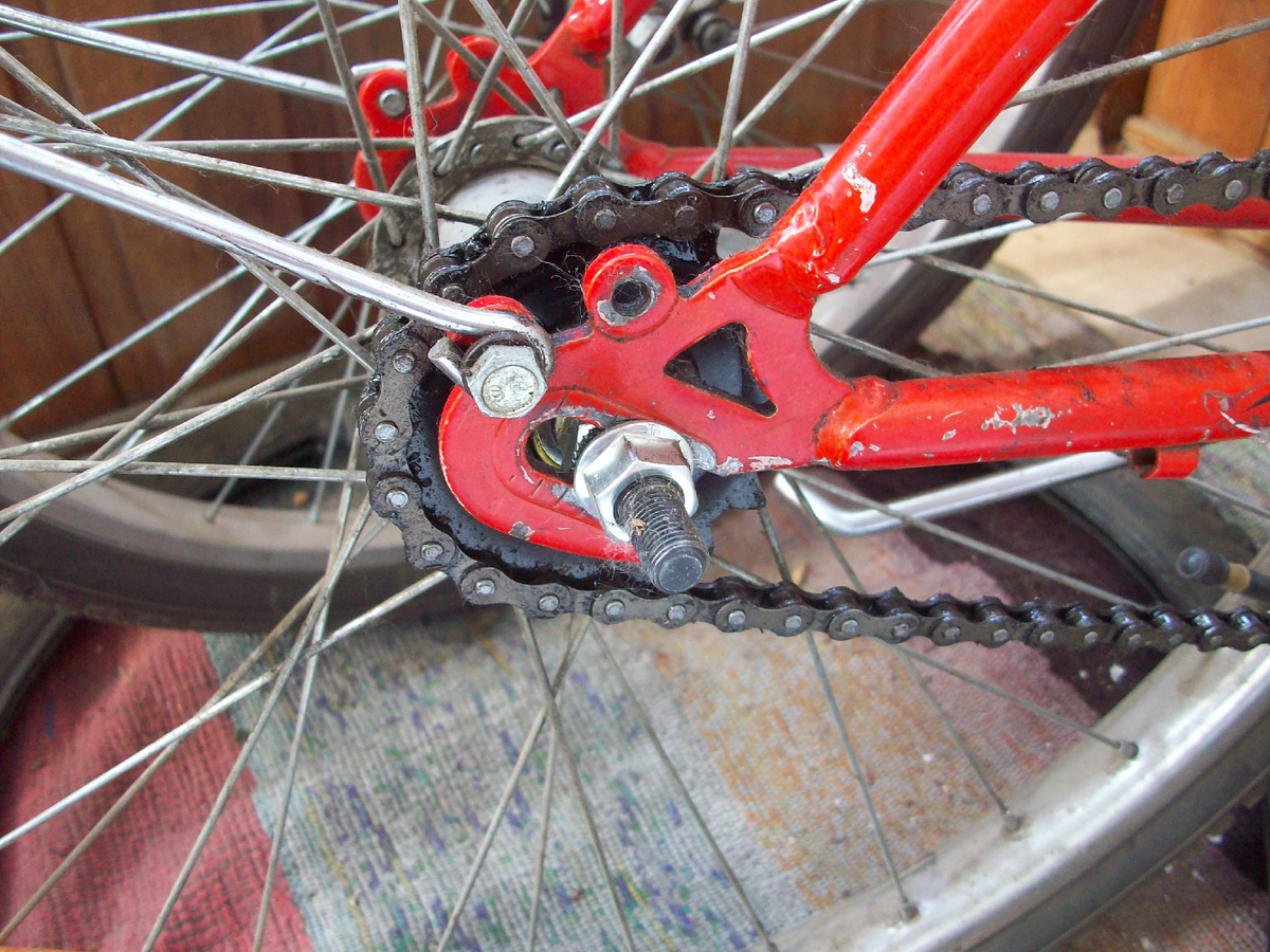 Новая втулка с новой звездой (фото сделано ПОСЛЕ поездки). Источник: фото автора