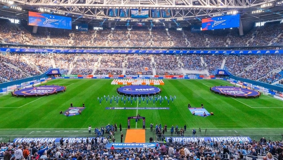    Матч "Зенита", стадион. Автор фото: t.me/fczenit