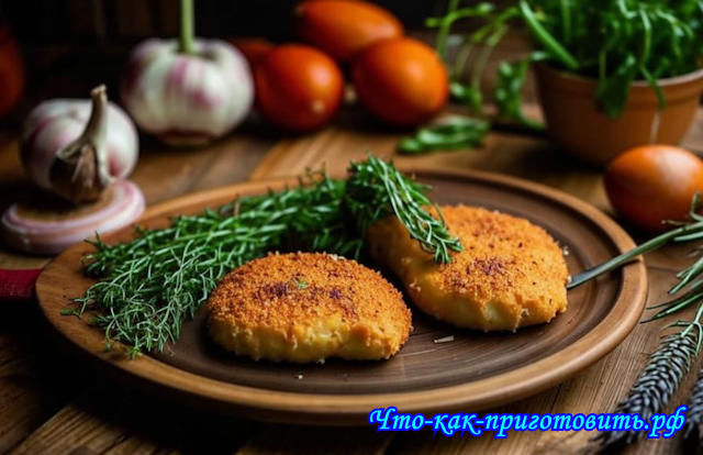 Что-как-приготовить.рф: Картофельные котлеты с начинкой из печени индейки (или куриной печени)