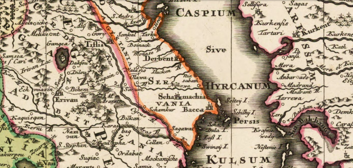 На фото: Сурам_Самухи_Magni Turcarum Dominatoris Imperium per Europam, Asiam, et Africam..., 1740.