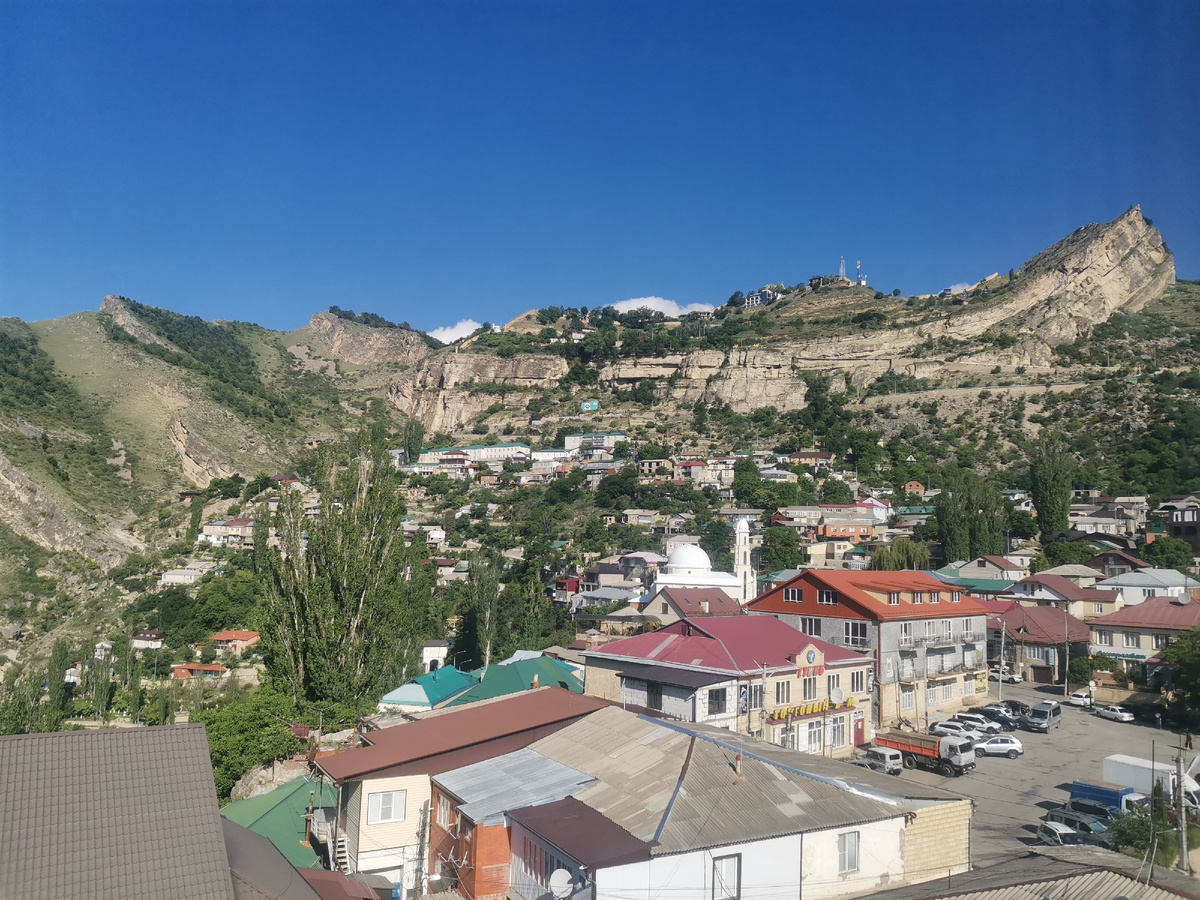 вид из окна гостиницы "Белые журавли"