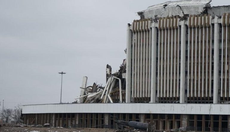    СКК «Петербургский» после обрушения, февраль 2021 года. Фото: Мойка78 / Николай Овсянников
