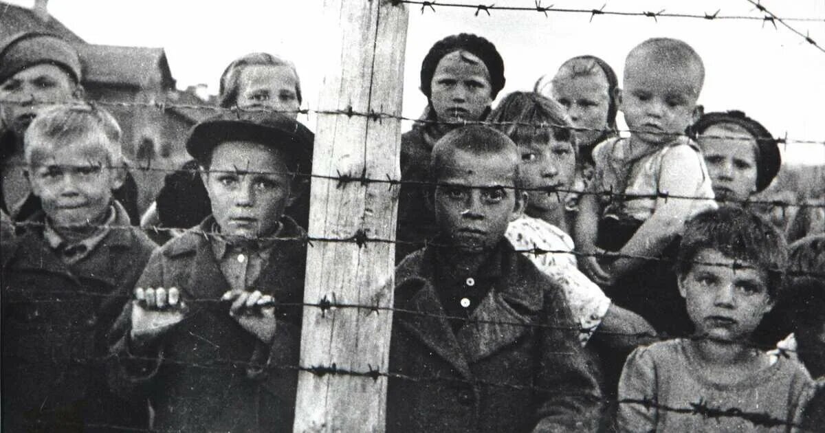 Дети за забором "Лагеря смерти"