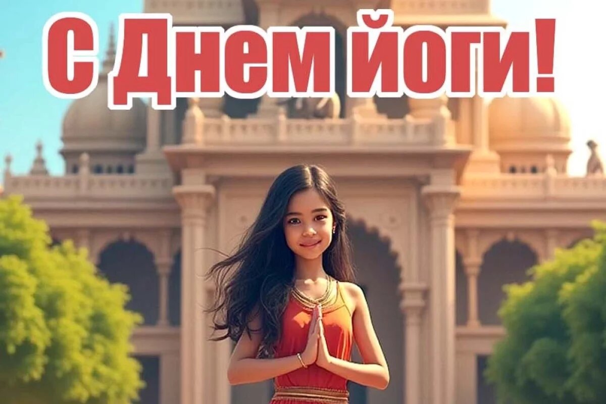    40+ открыток с Днем йоги.