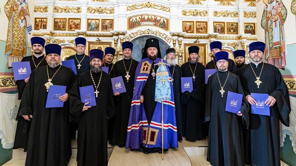    Иерей Дионисий Золотухин (второй в верхнем ряду). Пресс-служба Видновского благочиния Подольской епархии