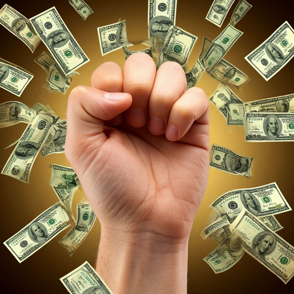 Жадная рука. Закрыта. Ничего поймать не может