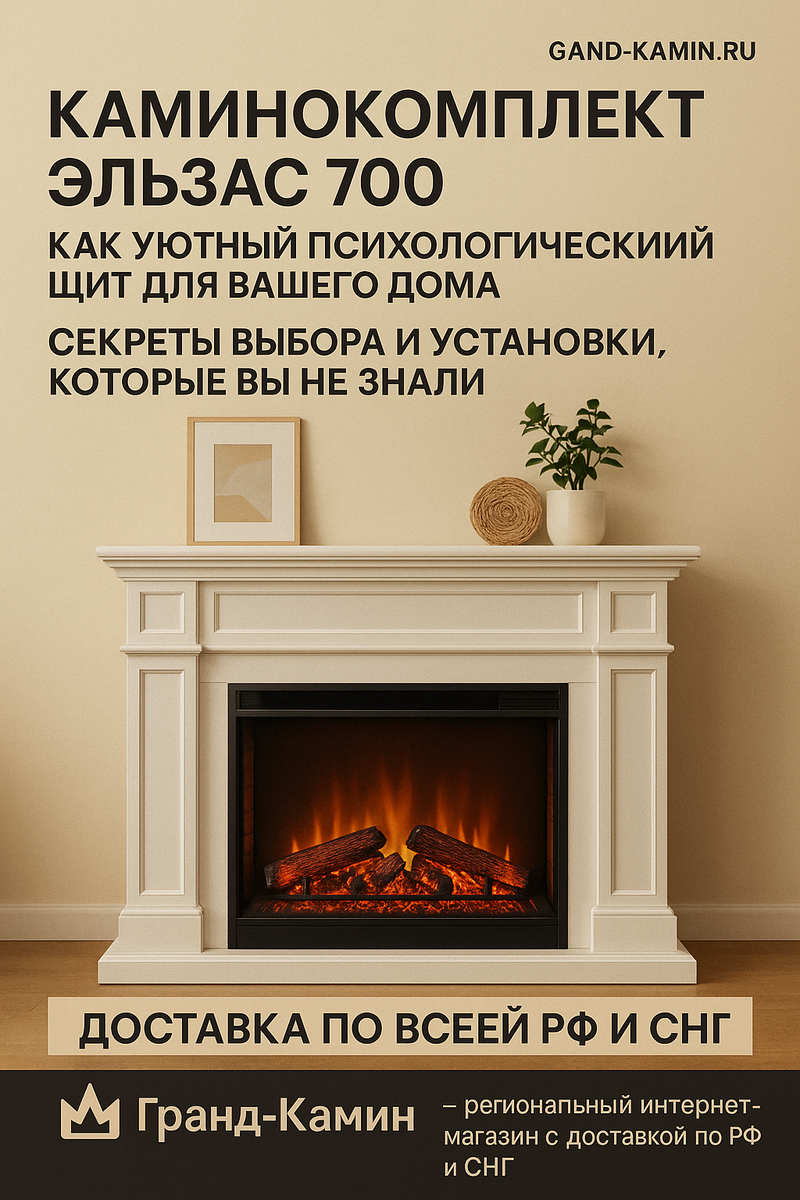    Каминокомплект Эльзас 700 как уютный психологический щит для вашего дома: секреты выбора и установки, которые вы не знали Kamin