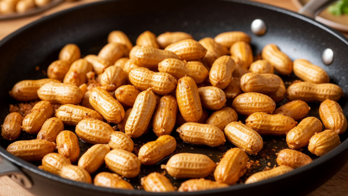 Как пожарить арахис на сковороде: 3 идеальных способа без пригорания