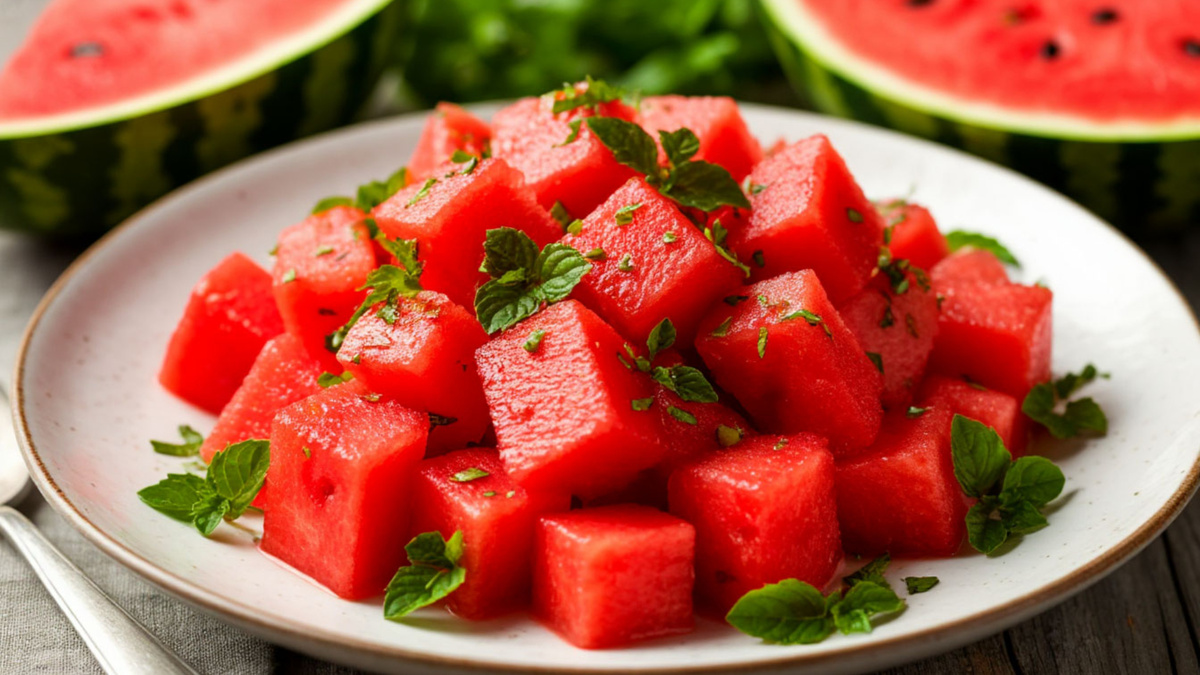 Салаты с арбузом: 5 неожиданных сочетаний, которые вас удивят! 