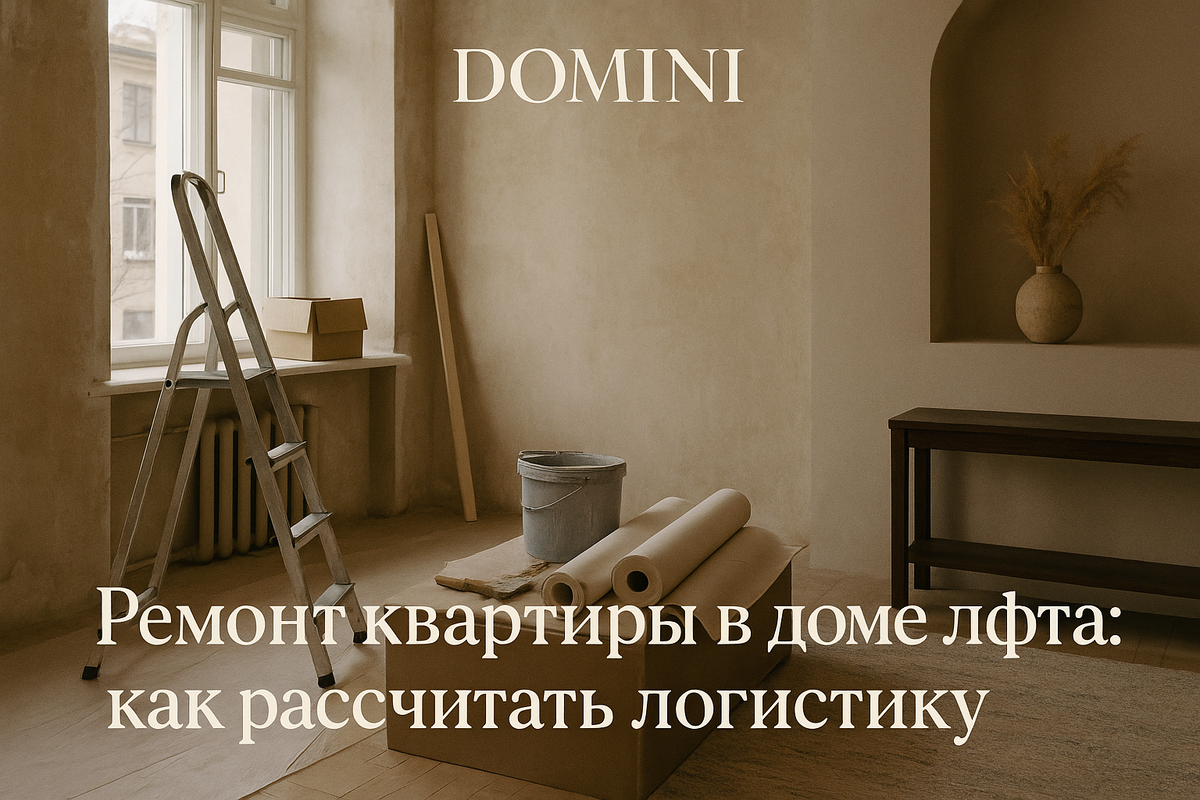    Как организовать ремонт в доме без лифта в Москве?