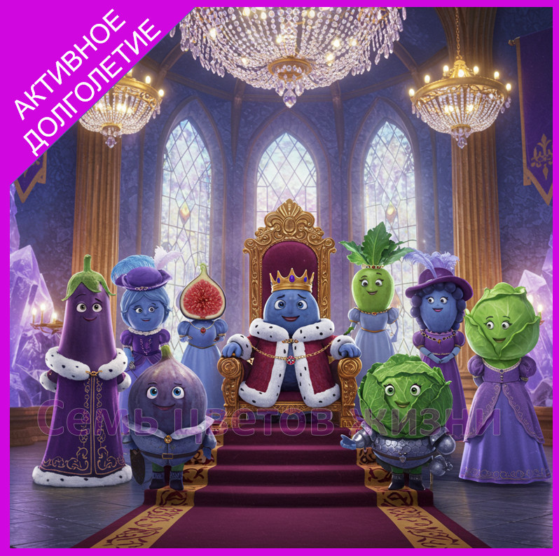 Сиреневофиолетовое царство долгожительства