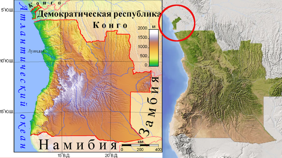 У Анголы есть «оторванная» провинция Кабинда