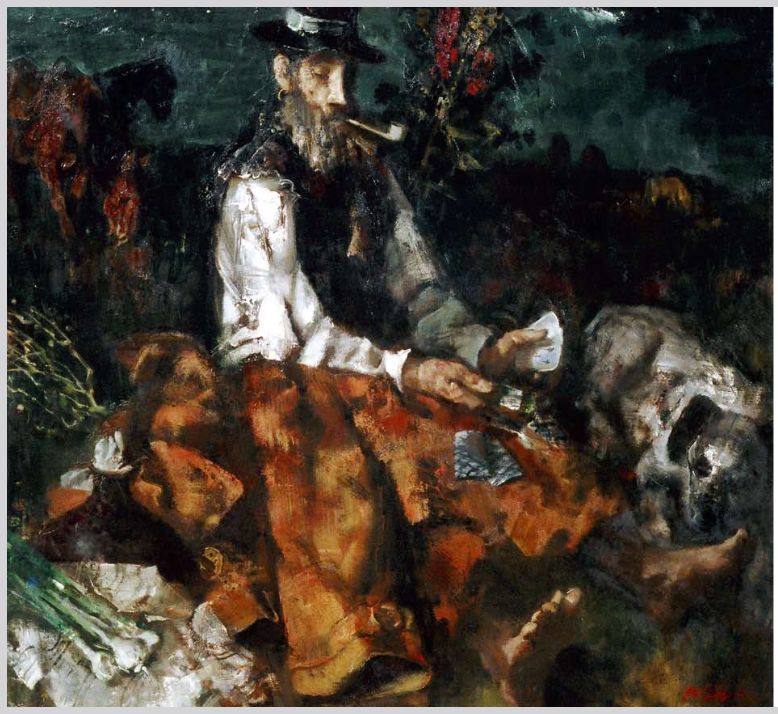  © Андриан Берсенев. Зеленая ночь. Холст, масло. 100х110см. 2006.