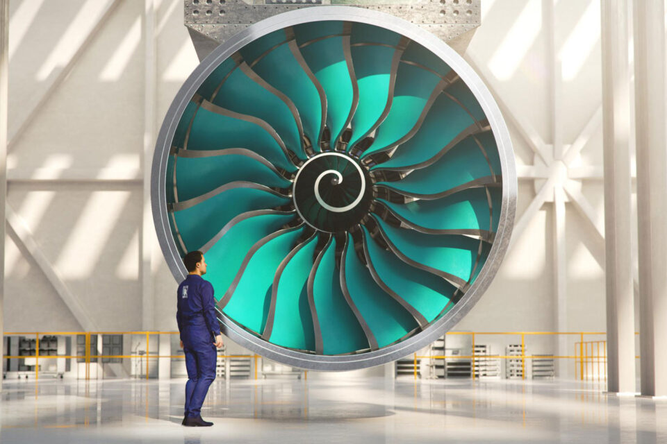 Двигатель UltraFan. Фото: Rolls-Royce
