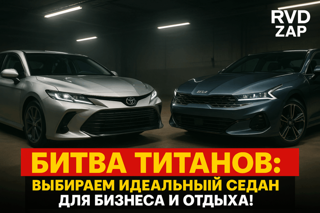    Сравнение характеристик Toyota Camry и Kia K5 admin