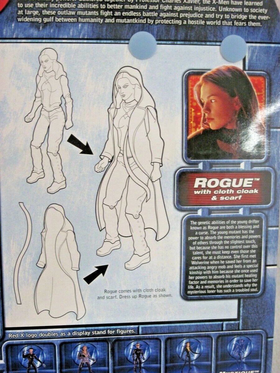 Marvel ToyBiz X-men The Movie Anna Paquin as Rogue Action Figure 2000. Фото с eBay.com