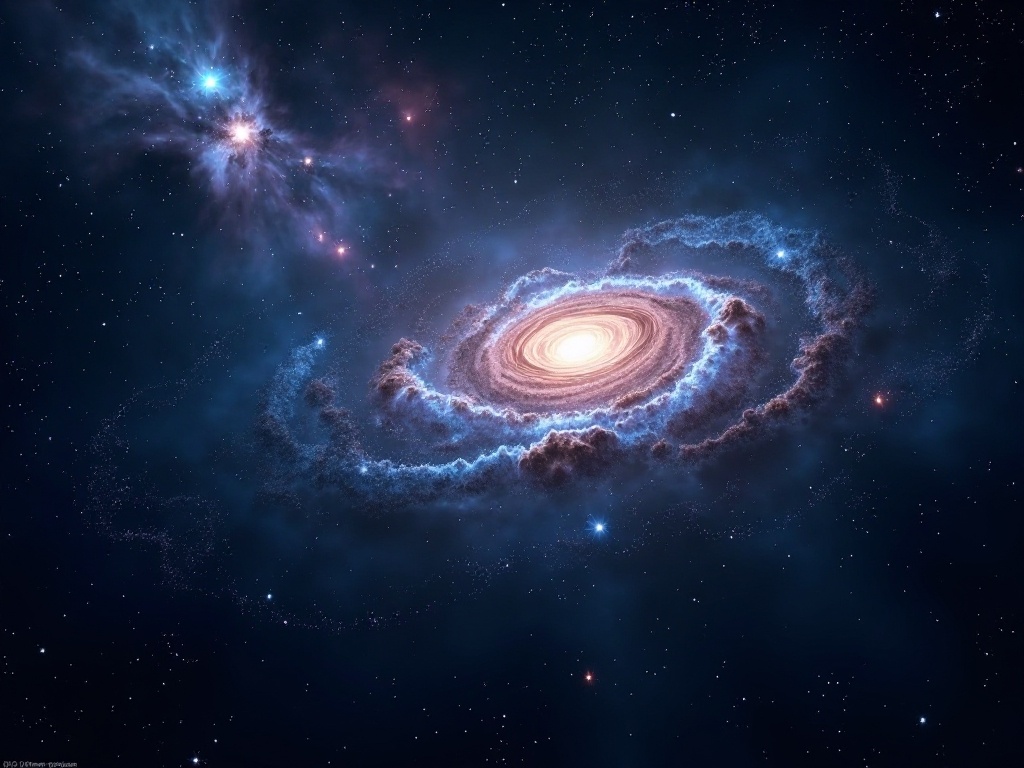 Изображние далёкой галактики