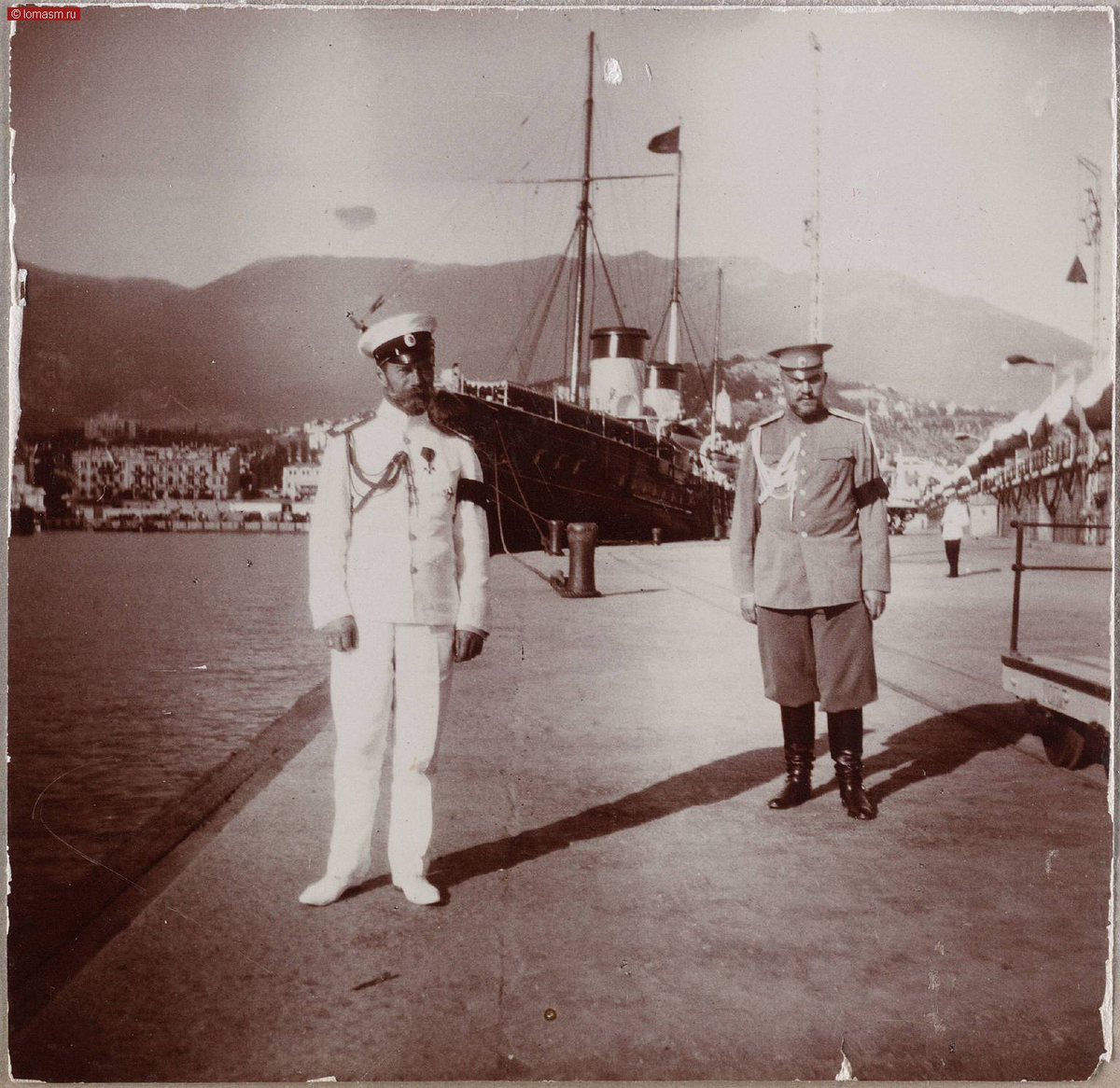 Николай II и императорская яхта «Штандарт». Крым
