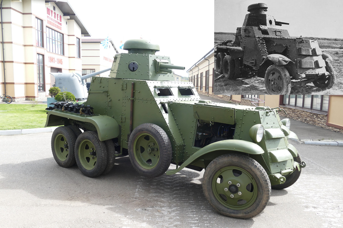 БА-27М в мае 2025 года и для сравнения летом 1941 года.