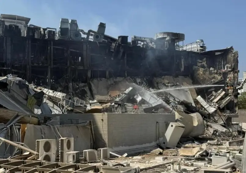 Руины института Вейцмана в Тель-Авиве. Фото из открытых источников.