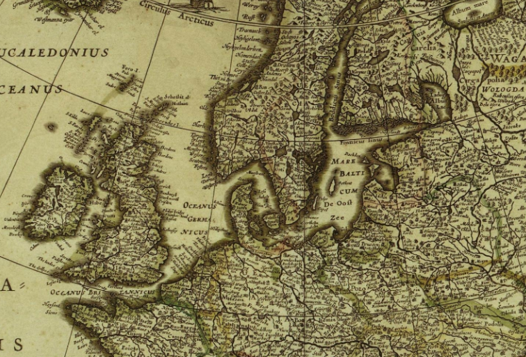 Карта Гийома Де Лиля