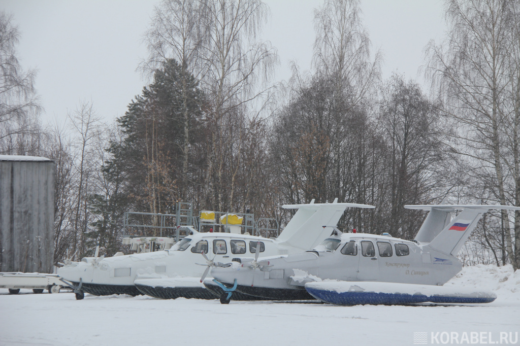 Сохранившиеся экранопланы на территории АО "ЦКБ по СПК им. Р.Е. Алексеева" / Фото: Корабел.ру  📷
