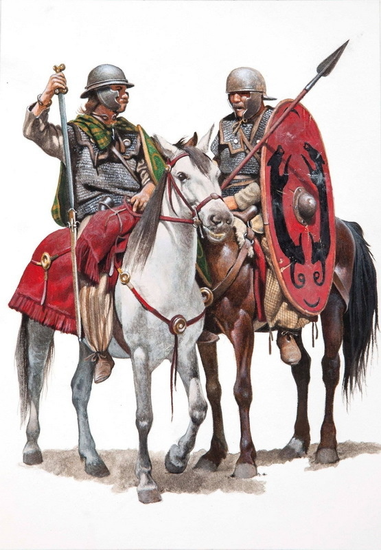 Галльские всадники на римской военной службе. Реконструкция Звонимира Грбашича. wildfiregames.com