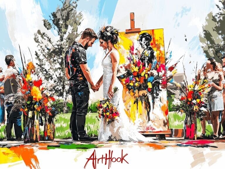    Необычный сценарий свадьбы: как художник создаст уникальный арт-перформанс, который запомнится навсегда Art-Hook.Ru