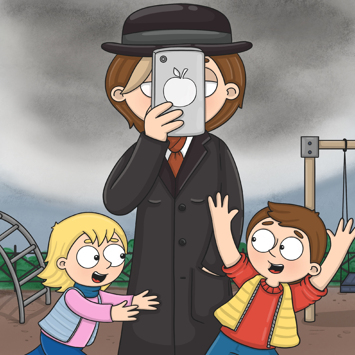 "Сын Человеческий" Рене Магритт