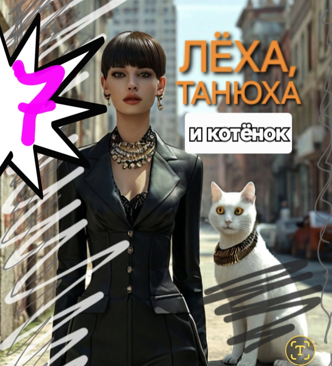 Скриншот обложки книги "Лёха, Танюха и котёнок" - собственность автора канала "ТАК НАДО".