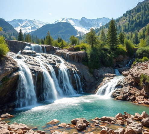 Белые водопады