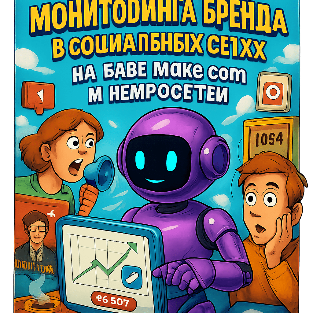    Создание эффективной системы мониторинга бренда в соцсетях с Make.com и нейросетями Дмитрий Попов | Comandos.ai