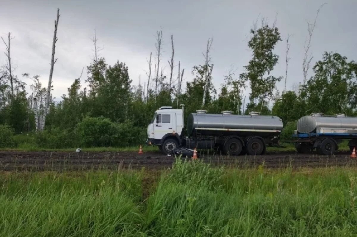   В Омской области подросток попал под колёса грузовика на просёлочной дороге