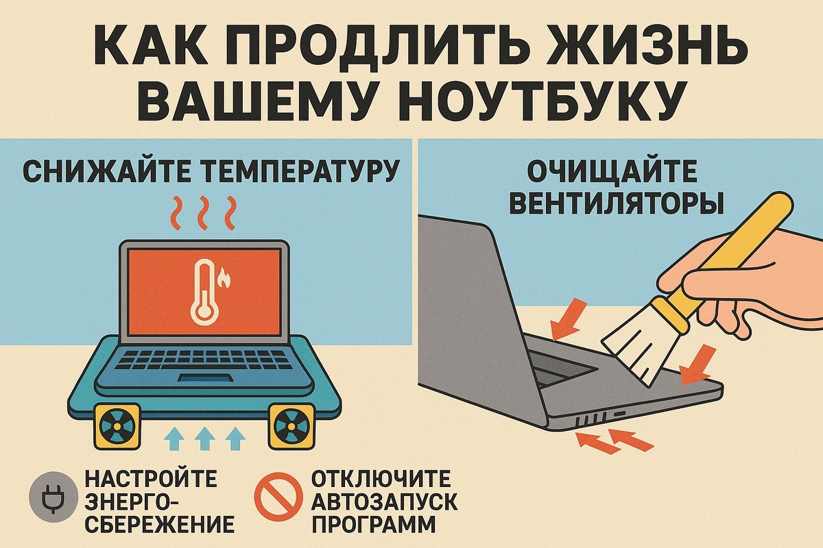 Как продлить жизнь ноутбуку в 2025: 4 супер лайфхака без разбора и пайки
