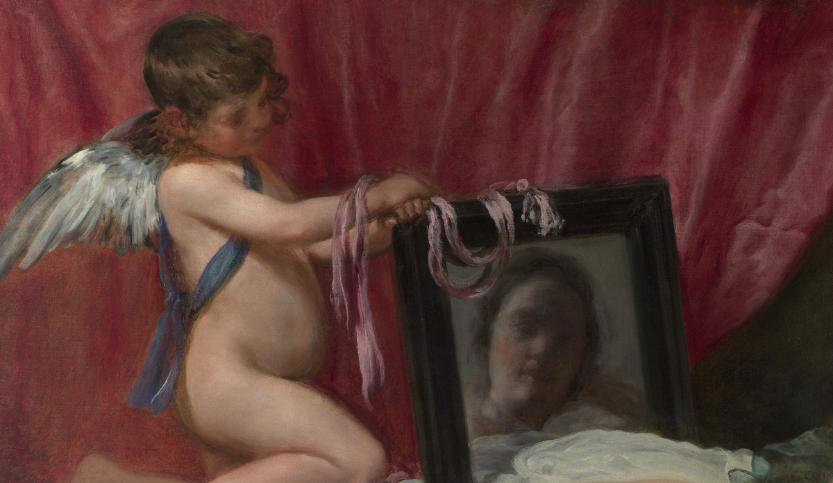 Диего Веласкес. Венера с зеркалом. Между 1648 и 1651. Фрагмент