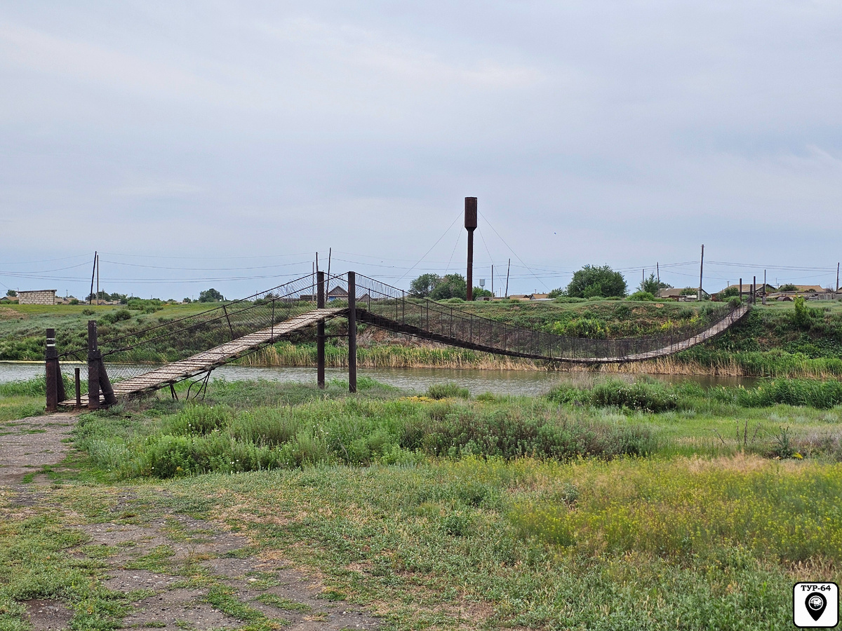 Вид на мост со стороны с. Мироновка