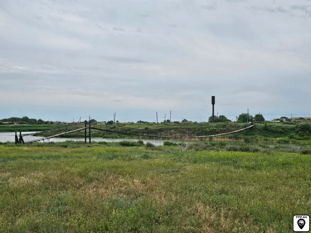 Вид на мост со стороны с. Мироновка