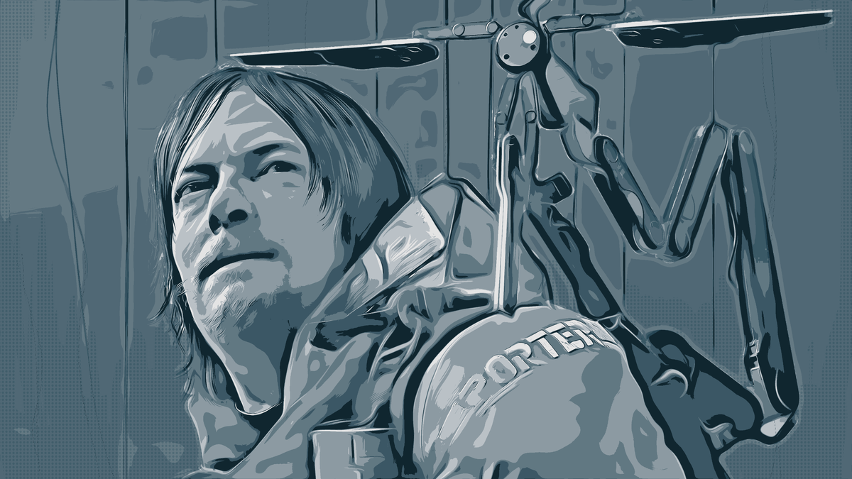 Название игры Death Stranding можно интерпретировать как «смертельное выбрасывание на берег» или «смертельное привязывание». Хидео Кодзима связывает его с чем-то инопланетным, выброшенным в наш мир как кит на берег, а слово strand также означает связи и привязанности.