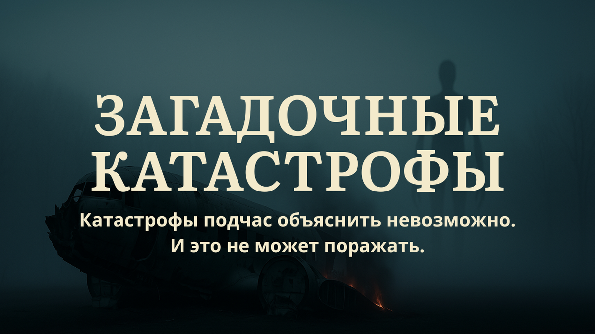 Катастрофы подчас объяснить невозможно. И это не может поражать.