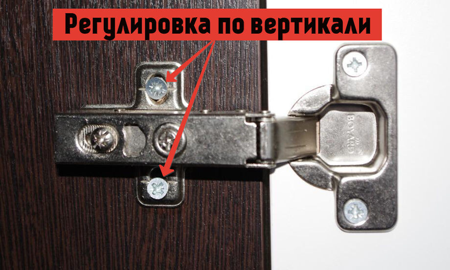 Регулировка фасада по высоте