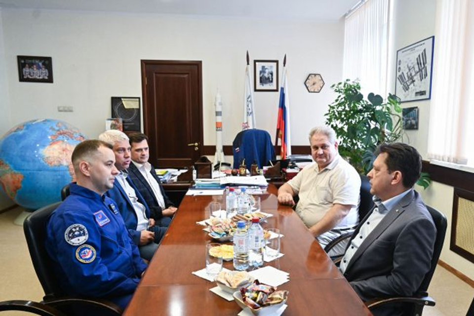 Встреча в Центре подготовки космонавтов им. Ю.А. Гагарина. Фото: ЦПК