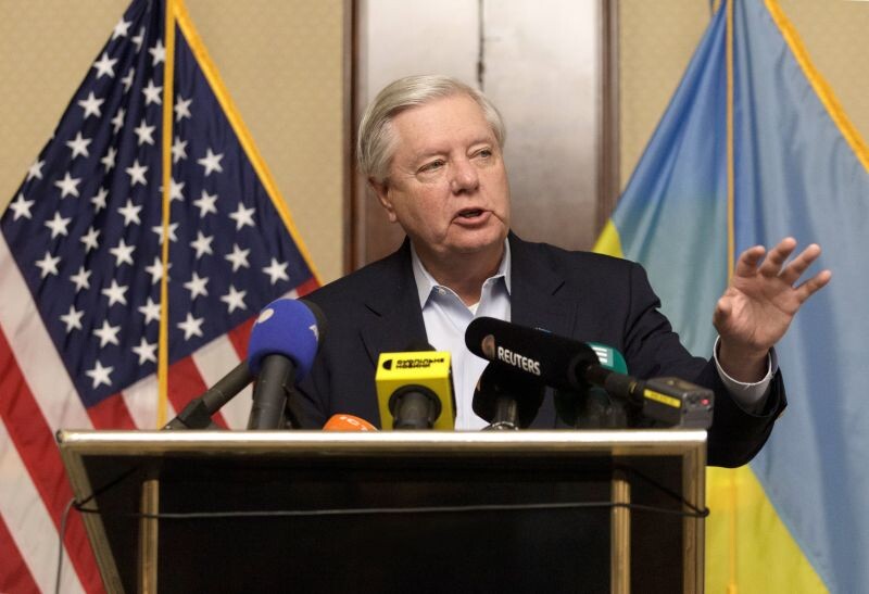    Сенатор Грэм*. Фото: Kirill Chubotin/Keystone Press Agency/Global Look Press