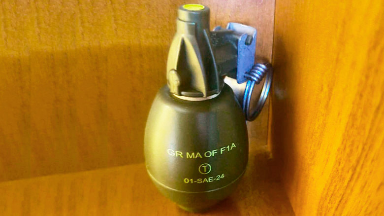 Наступательная ручная граната LU 216, GR MA OF F1A (фото из открытых источников)