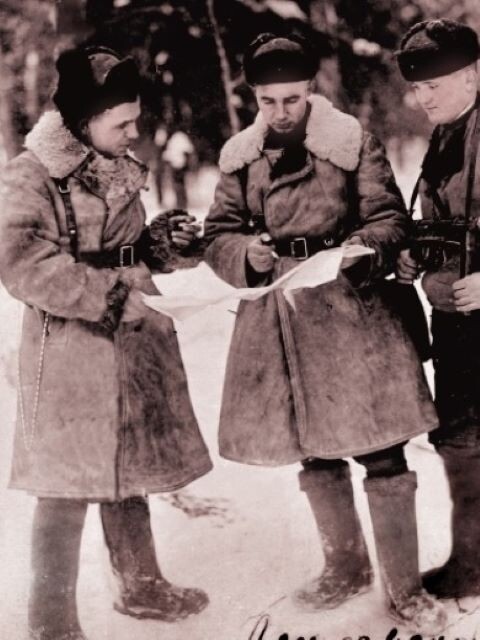 Маргелов на Ленинградском фронте.