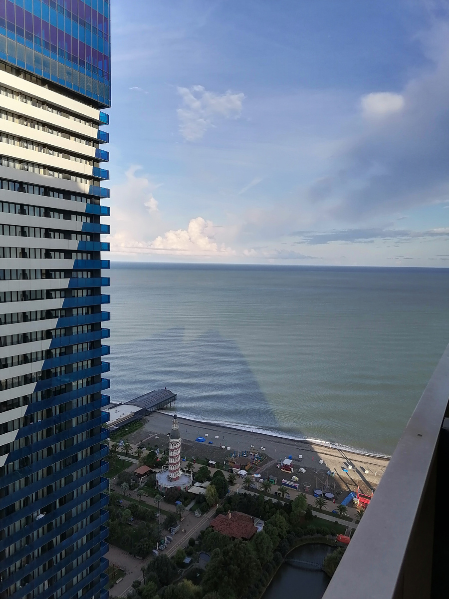 Вид из окна в это утро.