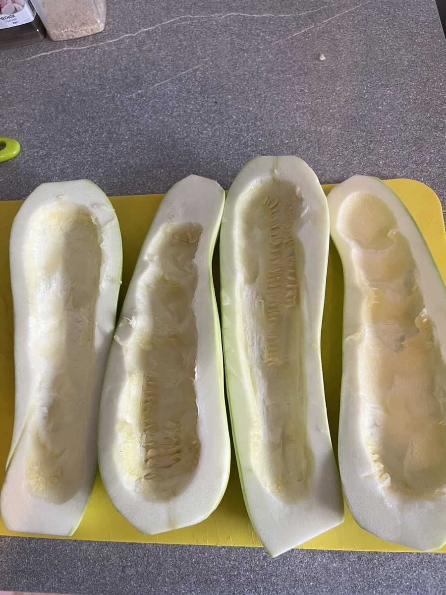 Кабачки подготовлены