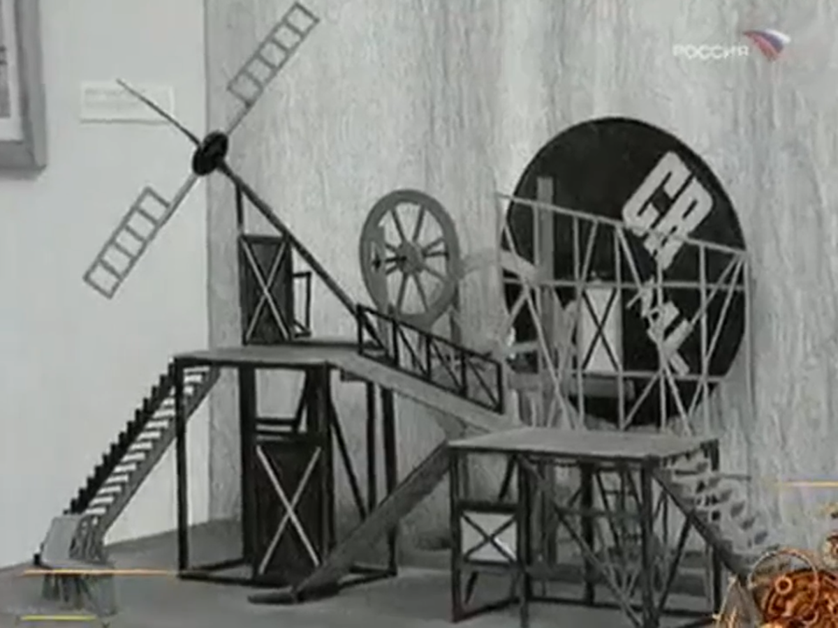 Декорации к "Великолепный рогоносец" Мейрхольда